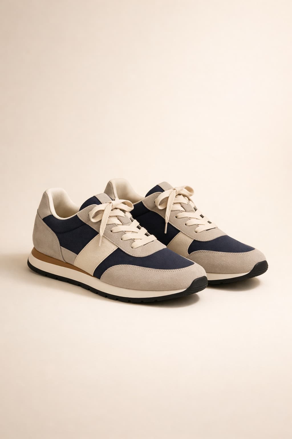 Navy Panel Runners
