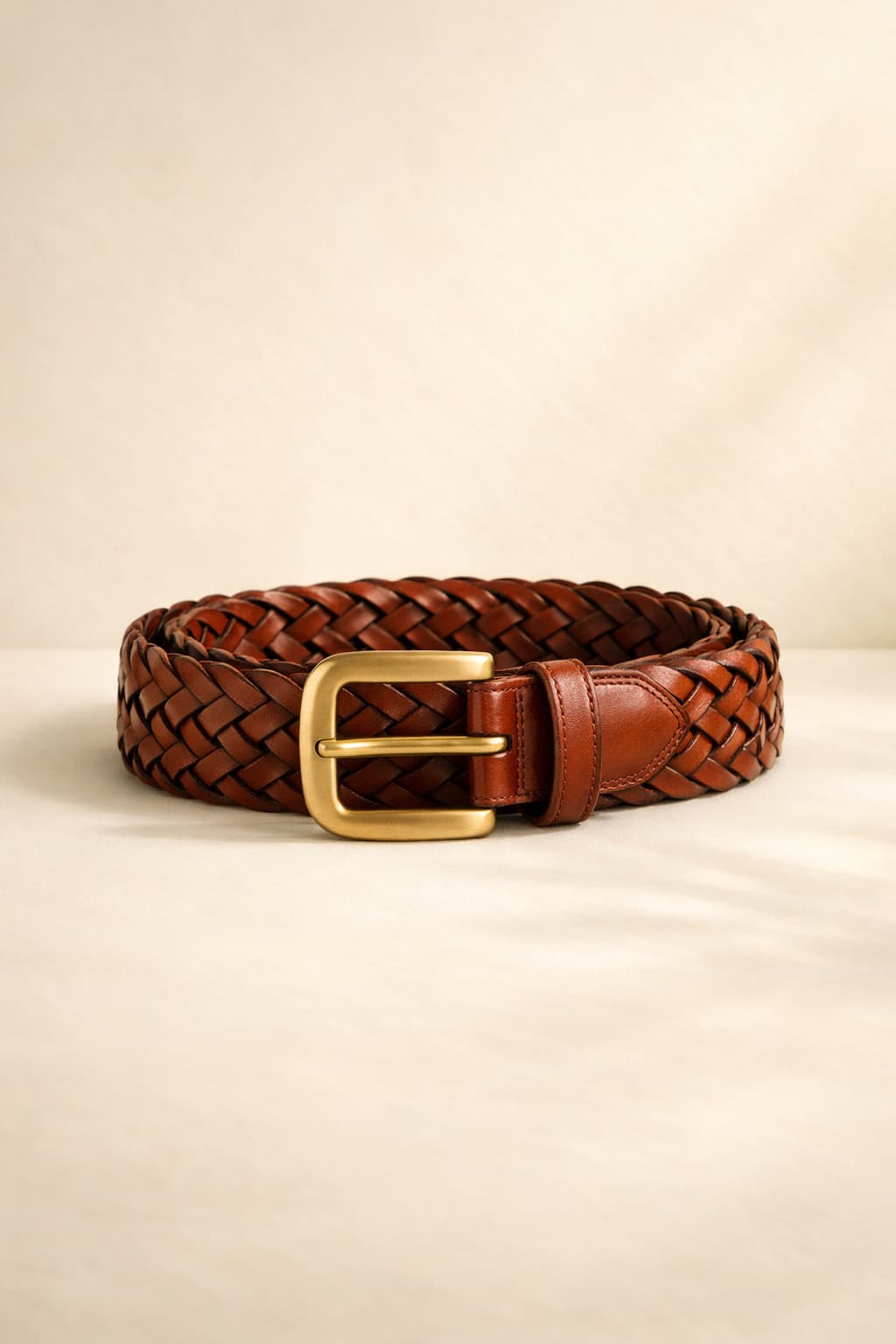 Woven Leather Belt